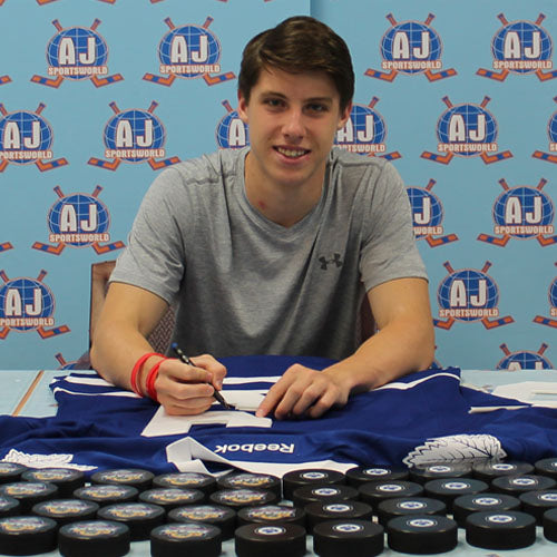 Mitch Marner Autographed Toronto Maple Leafs Arenas Fanatics Jersey - A.J.  COA