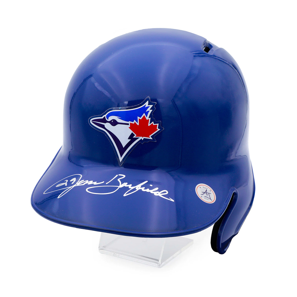 blue jays snowboard helmet Jesse Barfield Autographed Toronto Blue Jays Rawlings Batting Helmet