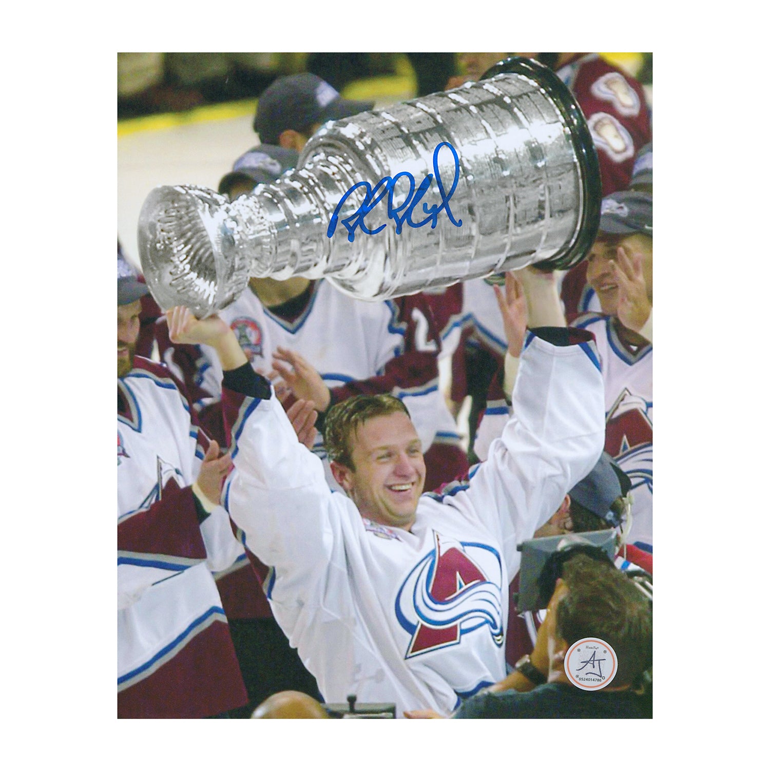AJ Sports | Rob Blake Signed Colorado Avalanche 2001 Stanley Cup 8x10 Photo