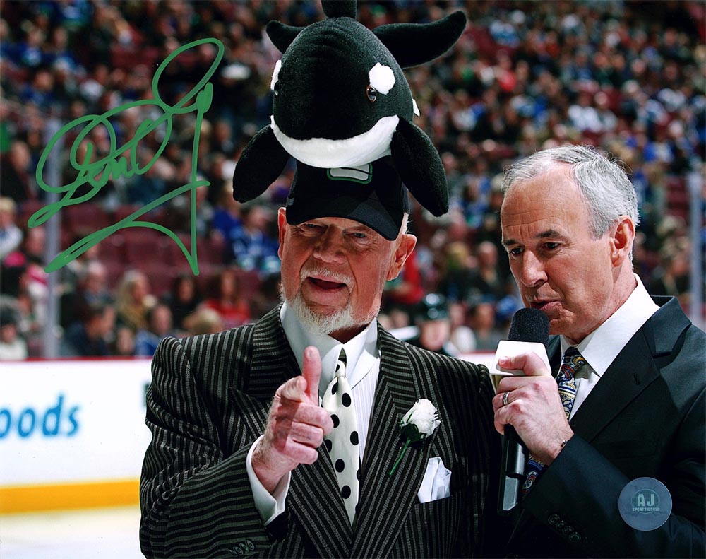AJ Sports | Don Cherry Signed Vancouver Canucks 8x10 Photo