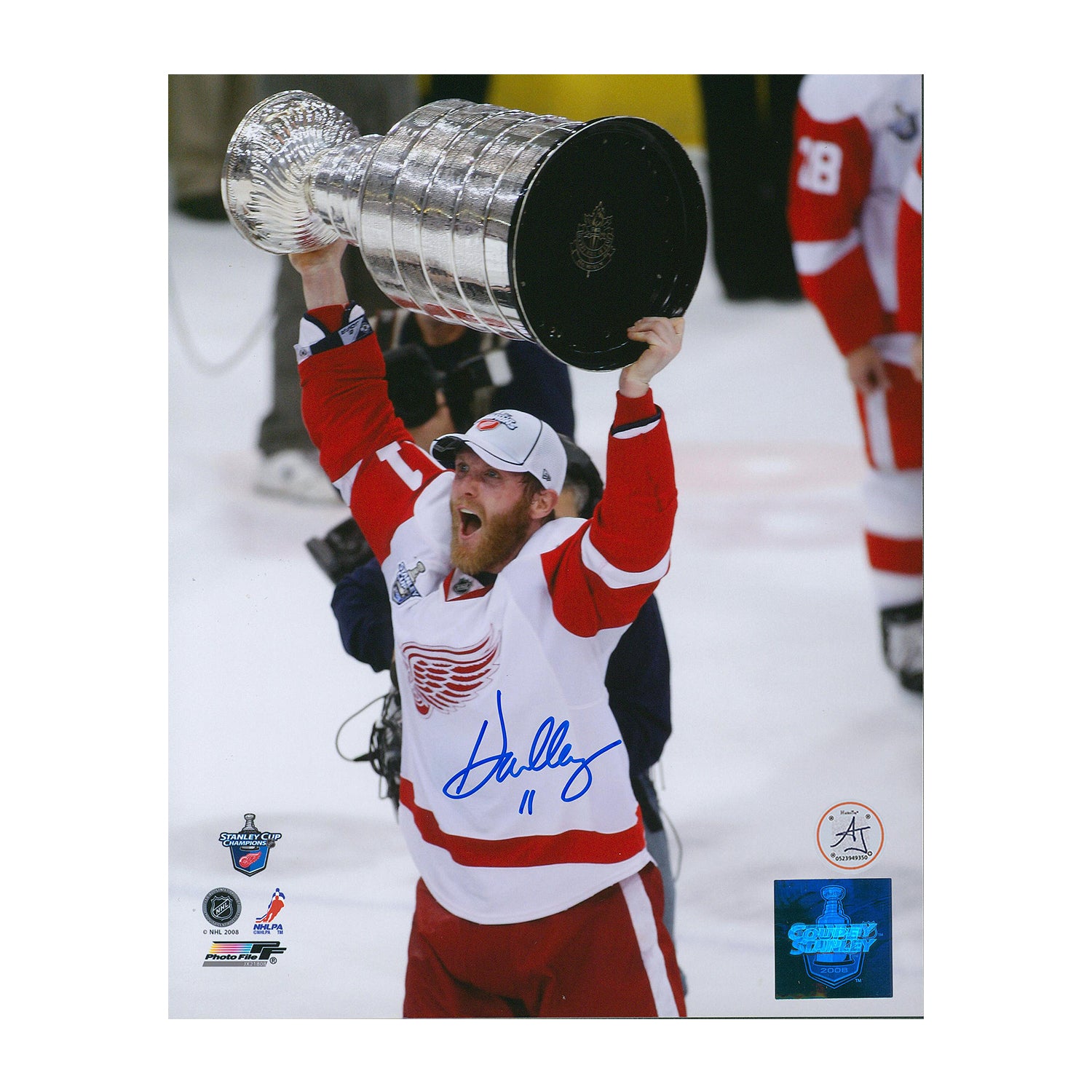 AJ Sports | Daniel Cleary Autographed Detroit Red Wings Stanley Cup 8x10 Photo