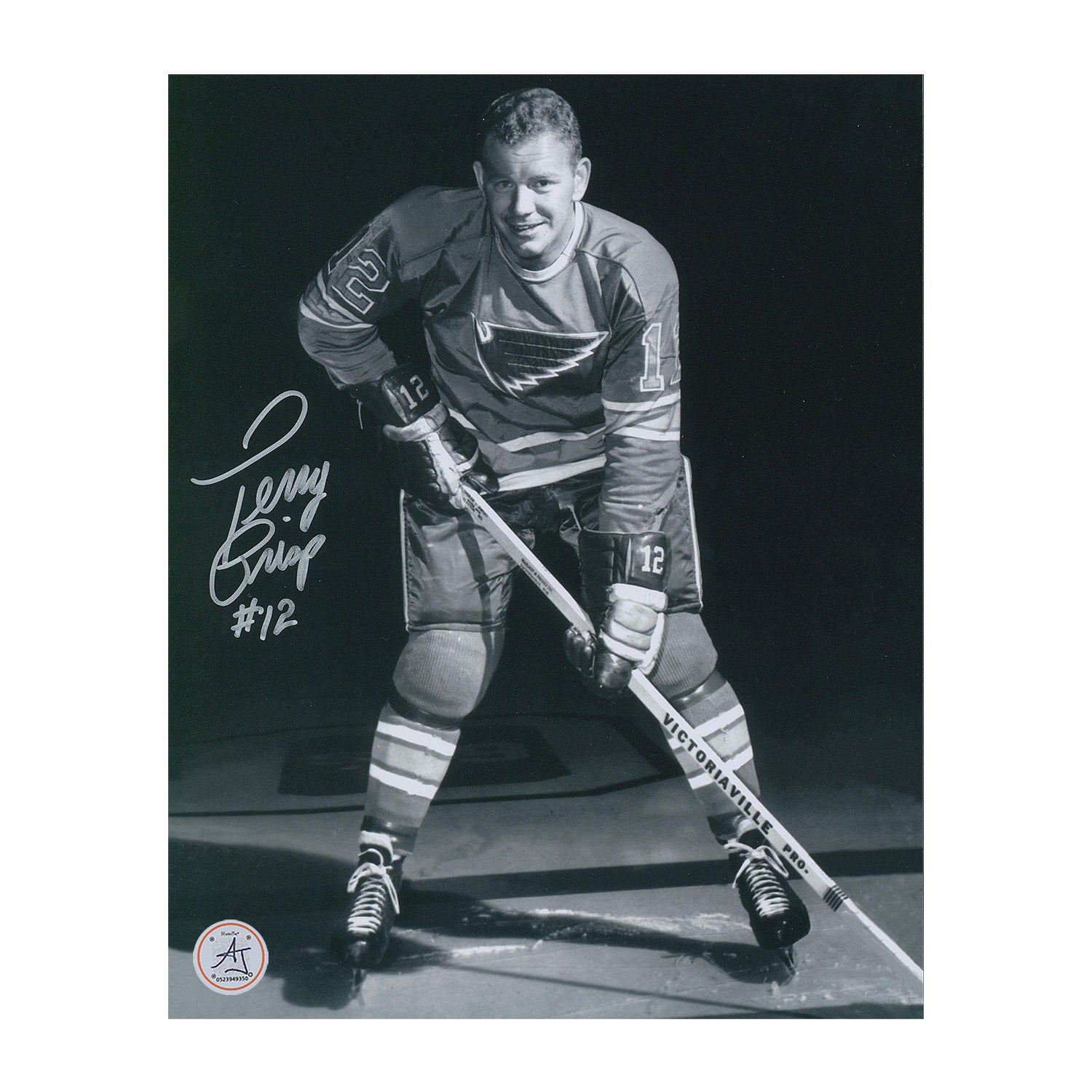 AJ Sports | Terry Crisp Autographed St Louis Blues 8x10 Photo