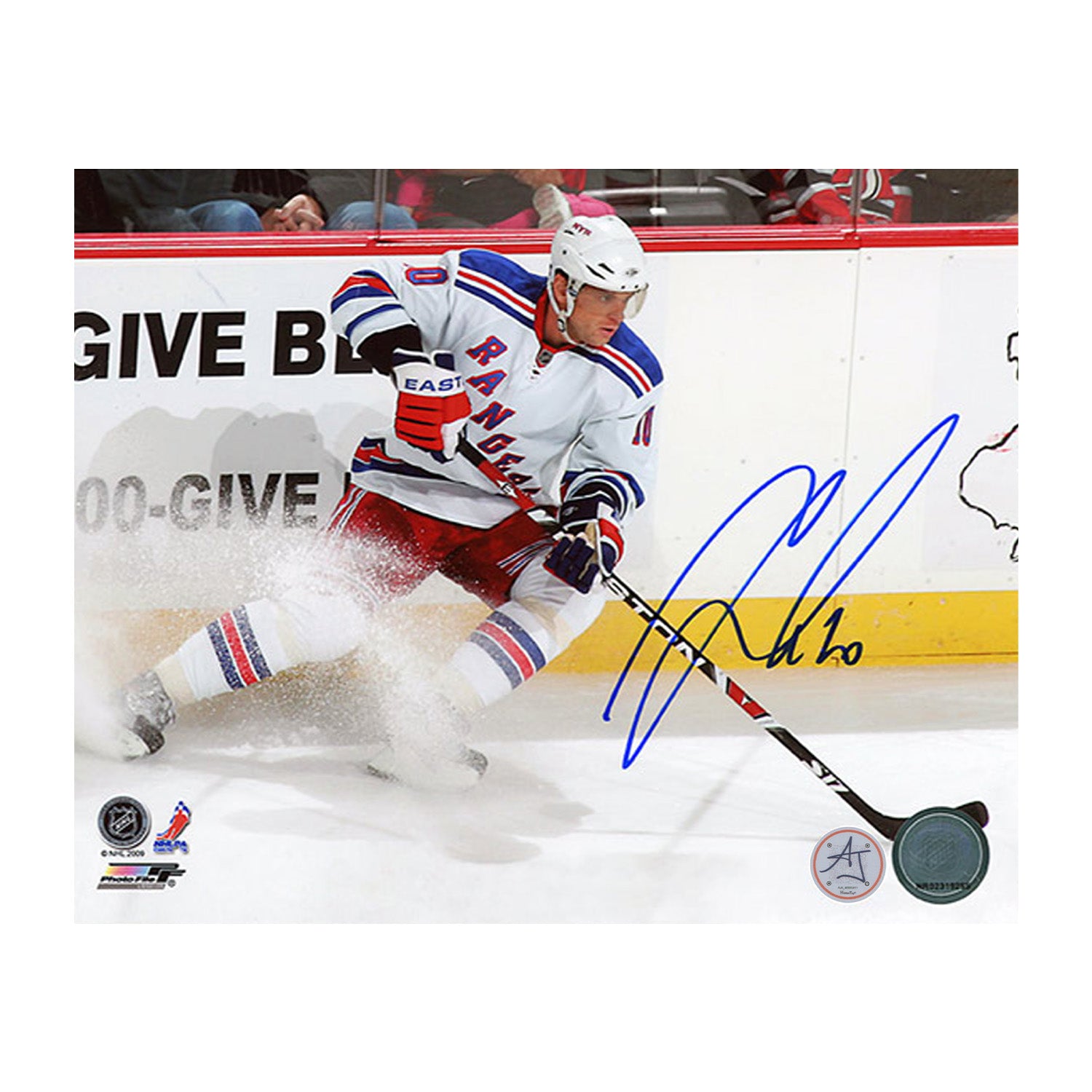 AJ Sports | Marian Gaborik Autographed New York Rangers 8x10 Photo