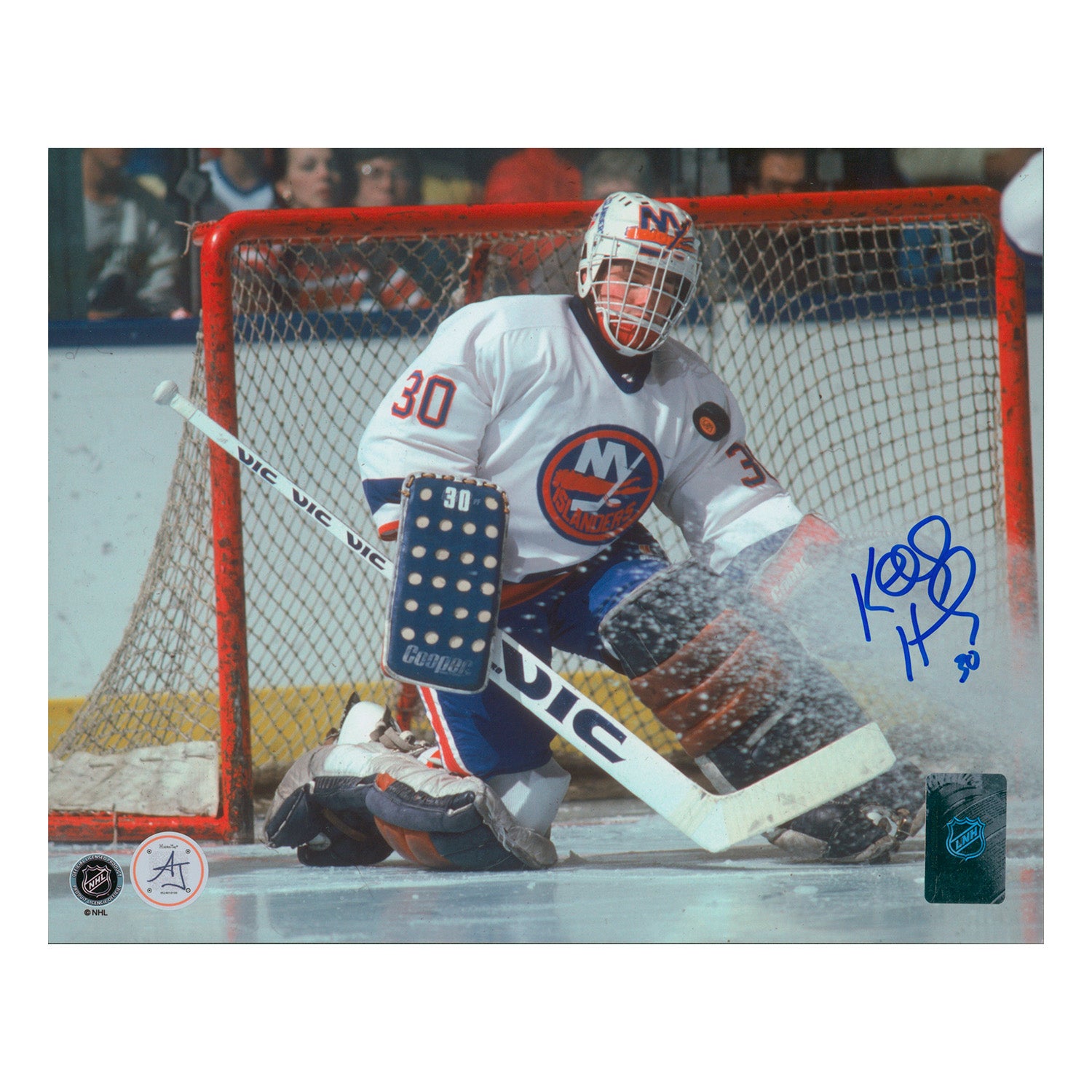 AJ Sports | Kelly Hrudey Signed New York Islanders Goalie 8x10 Photo