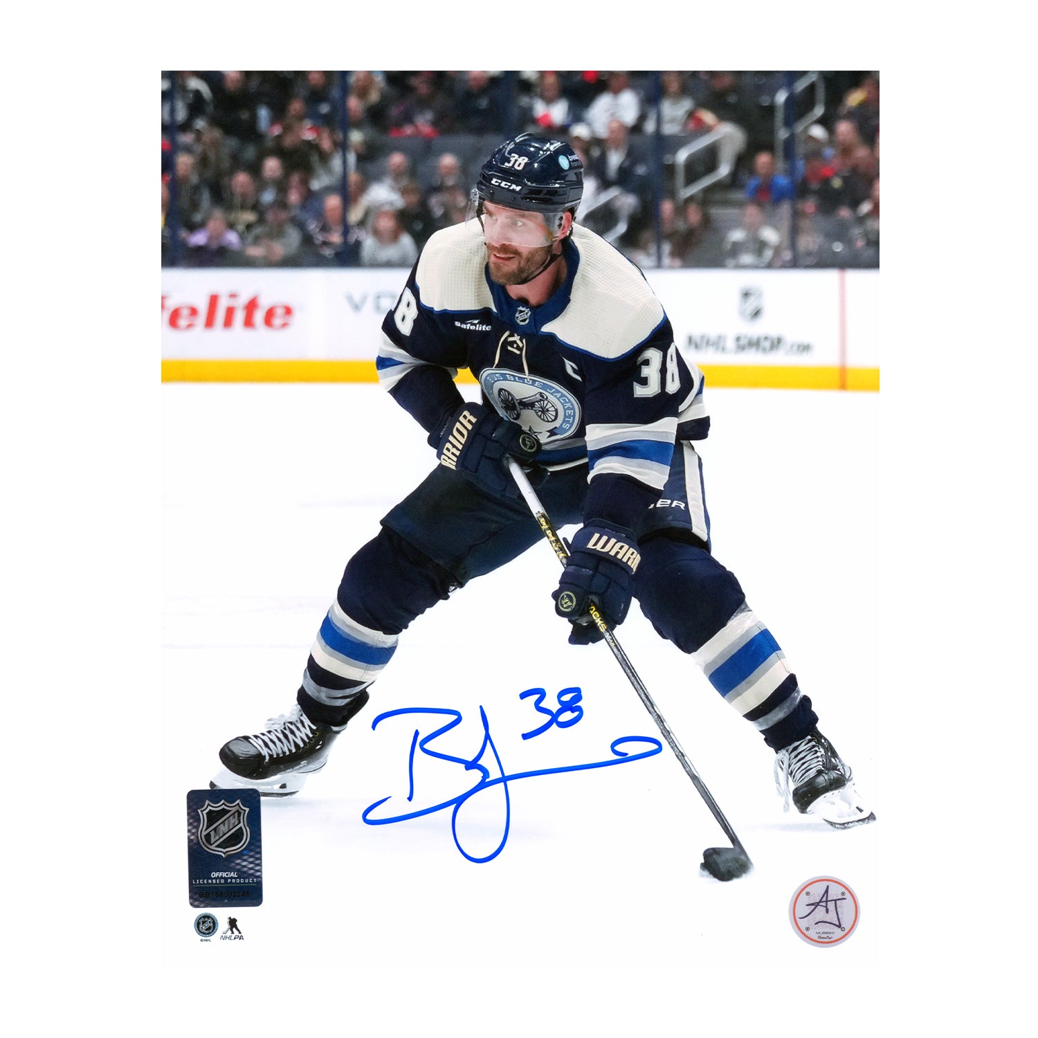 AJ Sports | Boone Jenner Signed Columbus Blue Jackets Attack Zone 8x10 Photo