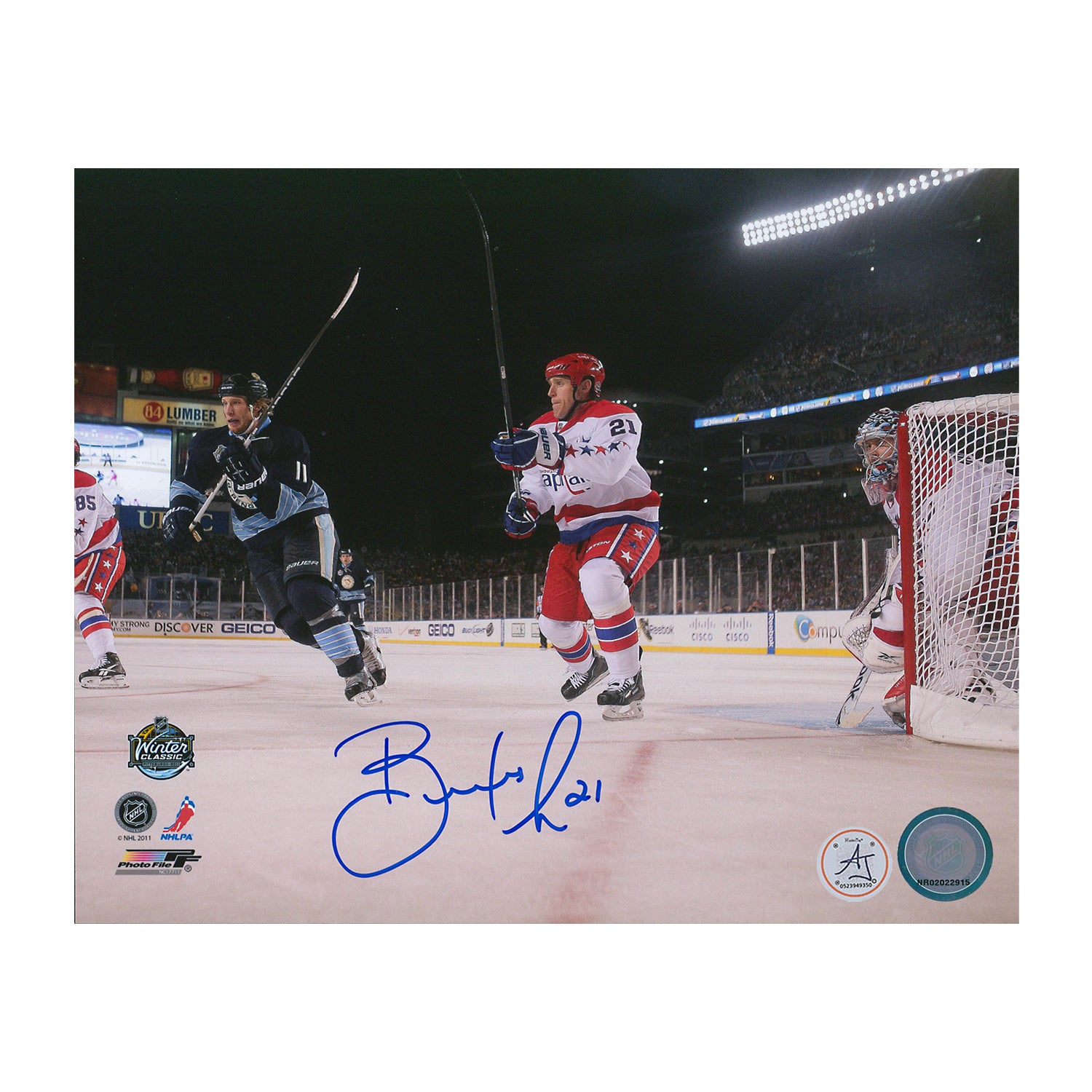 AJ Sports | Brooks Laich Autographed Washington Capitals 8x10 Photo