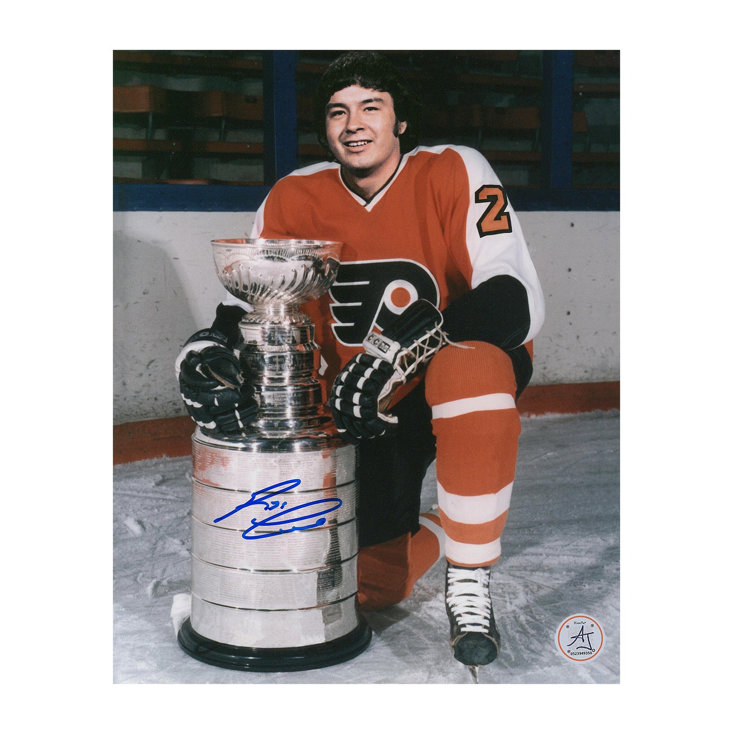 AJ Sports | Reggie Leach Autographed Philadelphia Flyers Stanley Cup 8x10 Photo