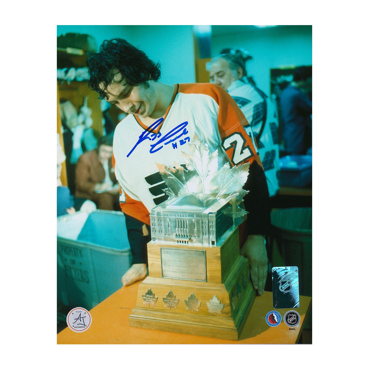 AJ Sports | Reggie Leach Signed Philadelphia Flyers 1976 Conn Smythe 8x10 Photo