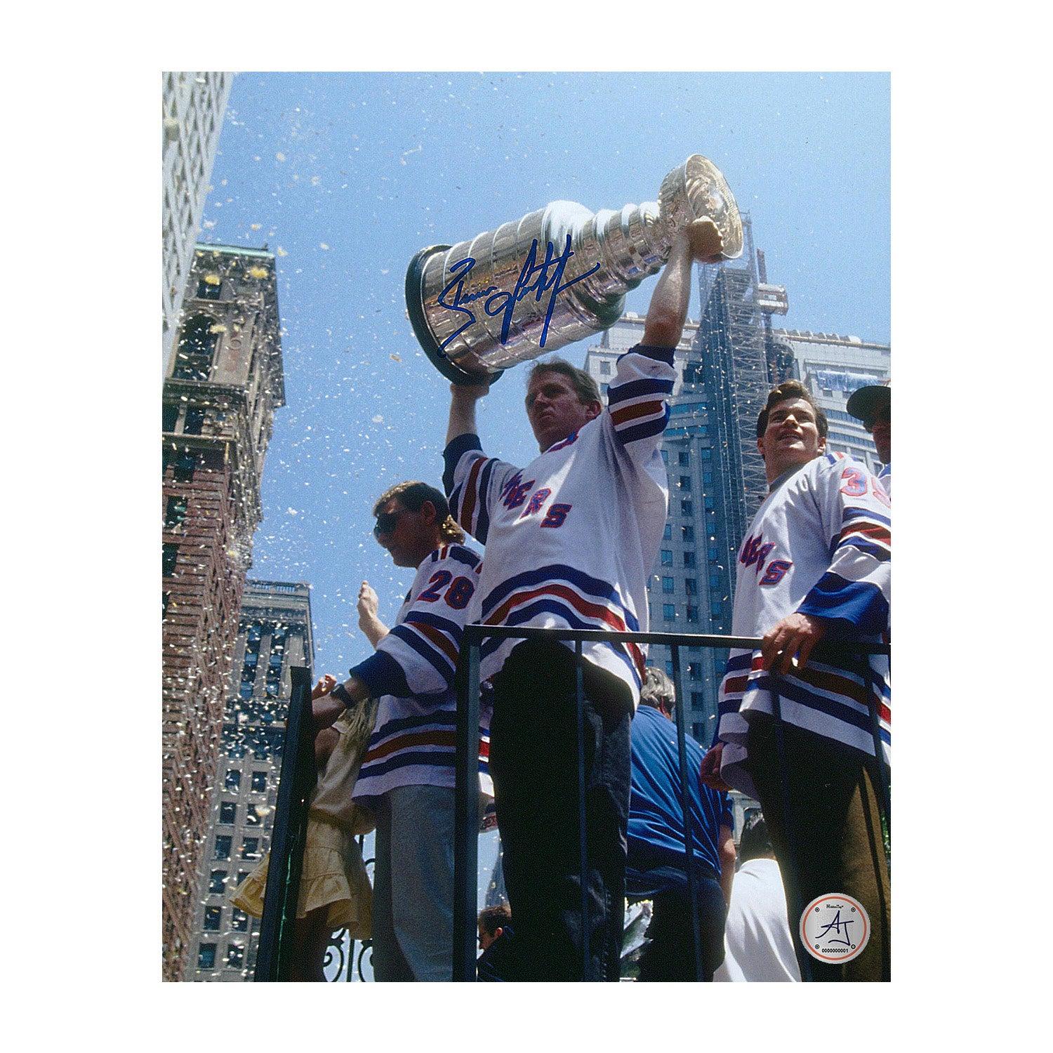 AJ Sports | Brian Leetch Autographed New York Rangers Stanley Cup