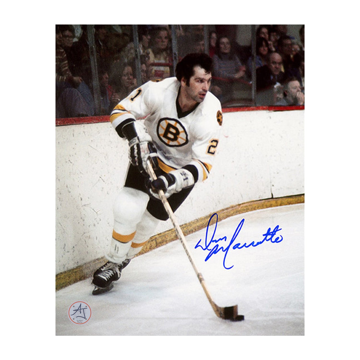 AJ Sports | Don Marcotte Signed Boston Bruins 8x10 Photo