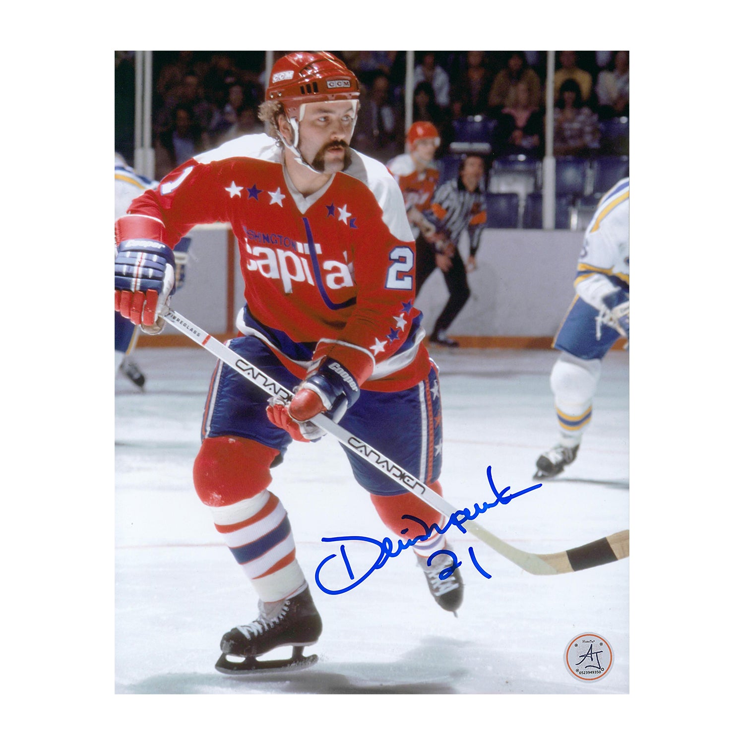 AJ Sports | Dennis Maruk Autographed Washington Capitals 8x10 Photo