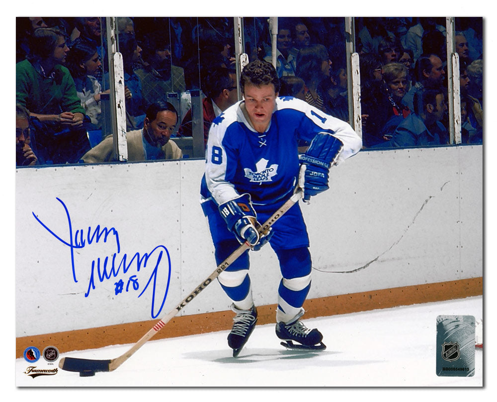 AJ Sports | Jim McKenny Autographed Toronto Maple Leafs Puck Rush 8x10 Photo