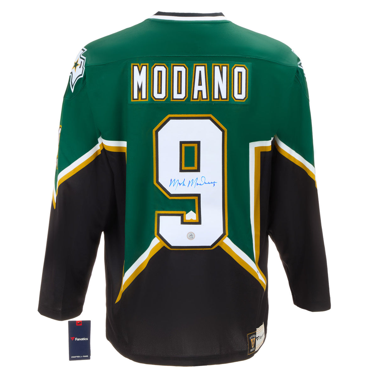 AJ Sports Mike Modano Autographed Dallas Stars Fanatics