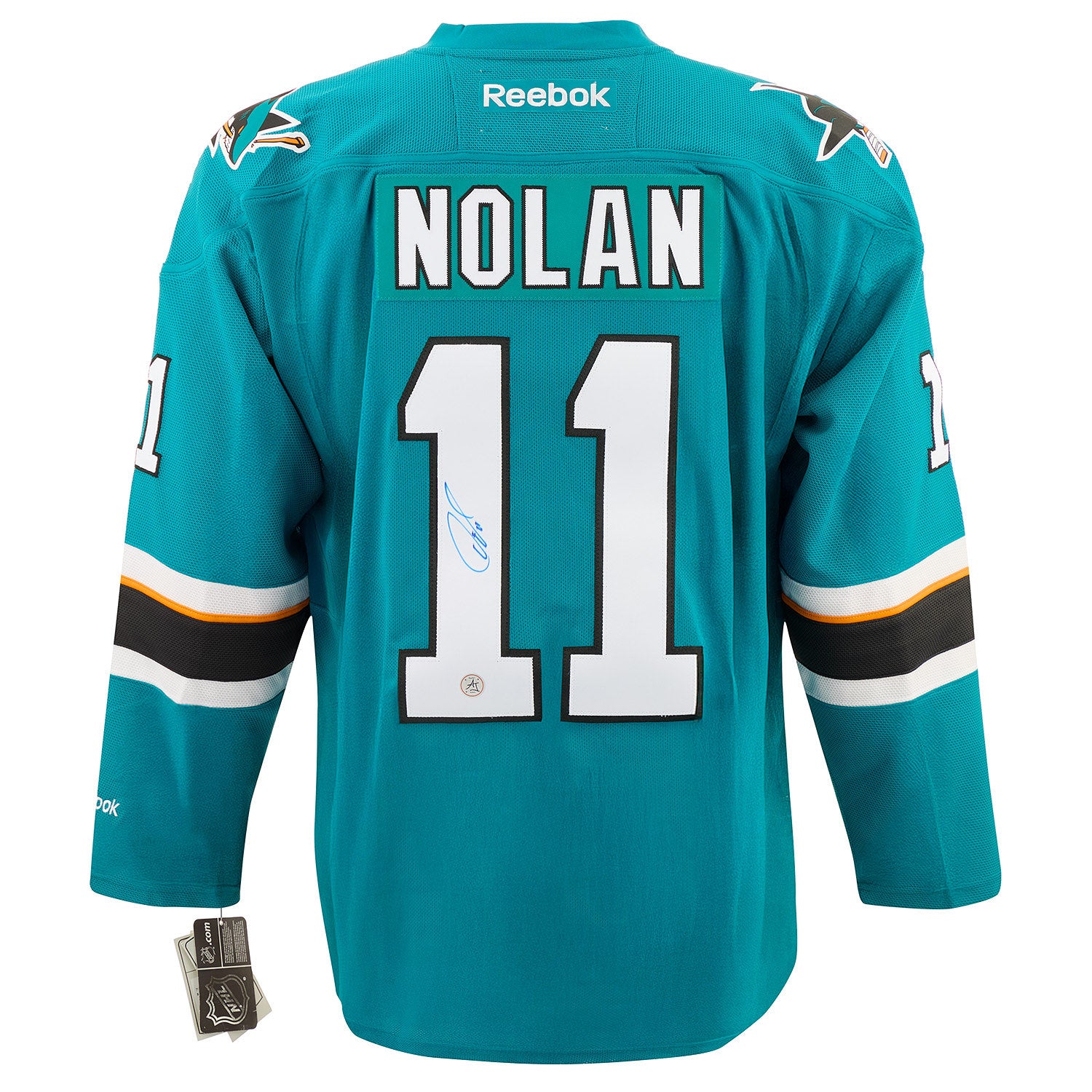 AJ Sports | Owen Nolan San Jose Sharks Autographed Reebok Jersey