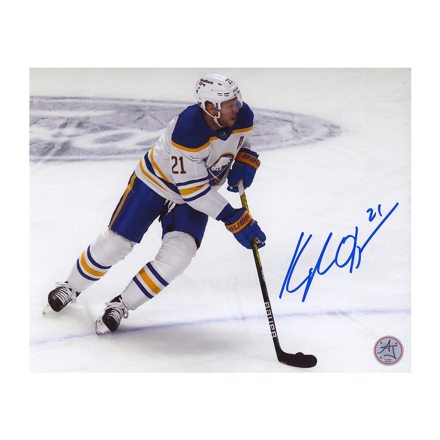 AJ Sports | Kyle Okposo Autographed Buffalo Sabres Showcase 8x10 Photo