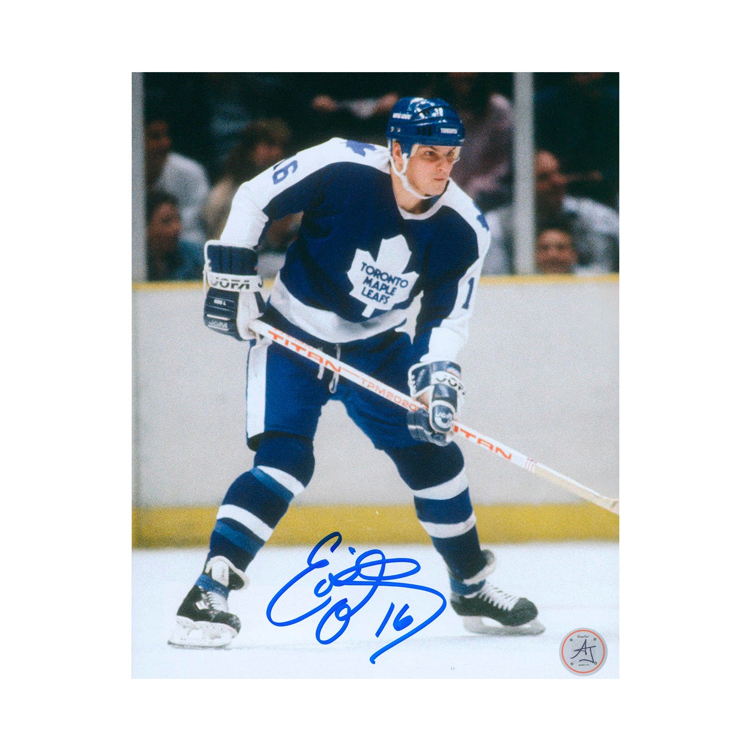 AJ Sports | Ed Olczyk Signed Toronto Maple Leafs Classic Hockey 8x10 Photo