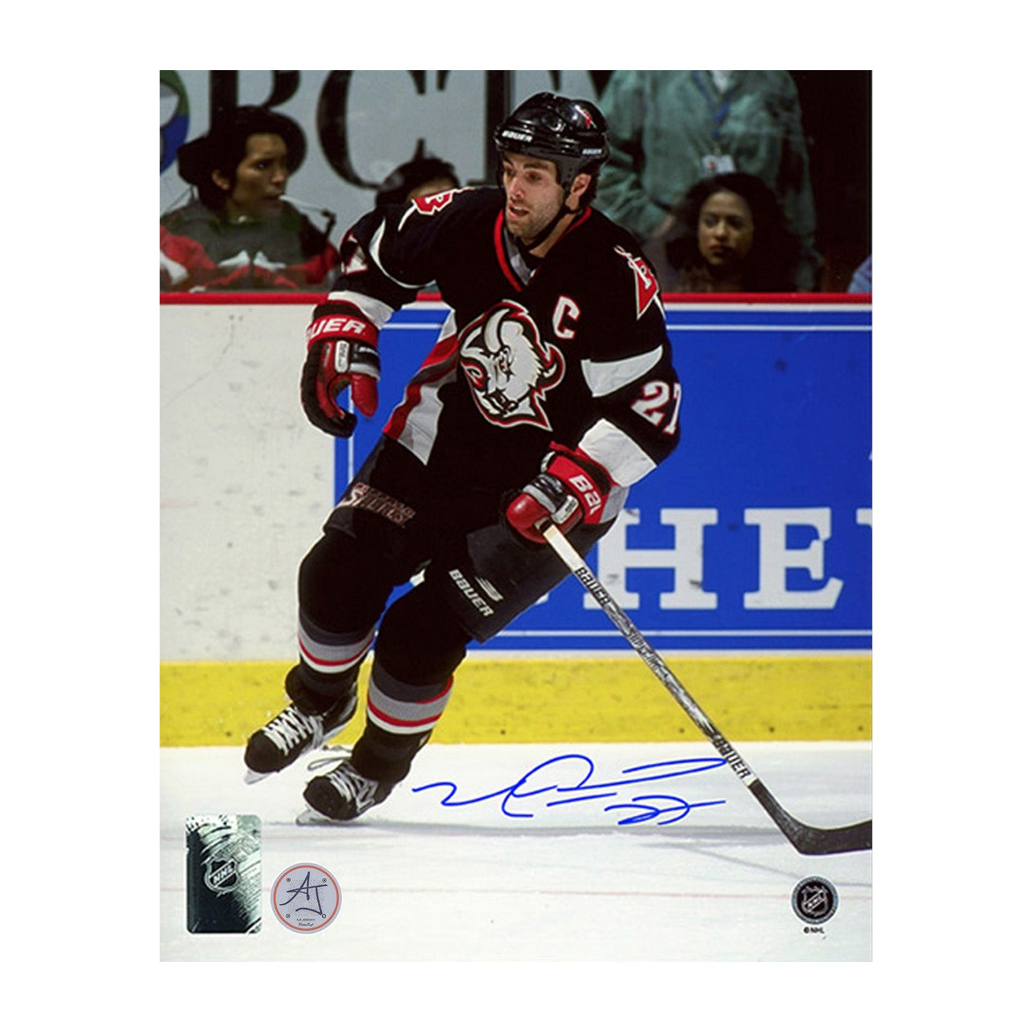 AJ Sports | Mike Peca Autographed Buffalo Sabres Game Action 8x10 Photo