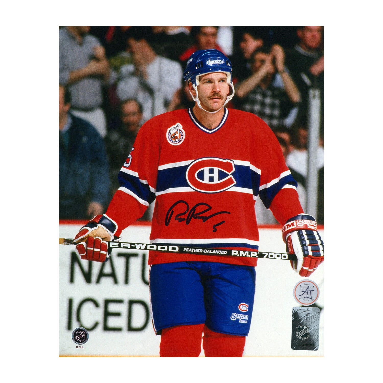 AJ Sports | Rob Ramage Autographed Montreal Canadiens Game Action 8x10 Photo