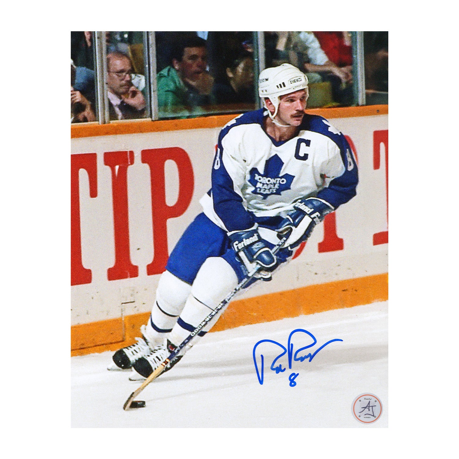 AJ Sports | Rob Ramage Autographed Toronto Maple Leafs Captain 8x10 Photo
