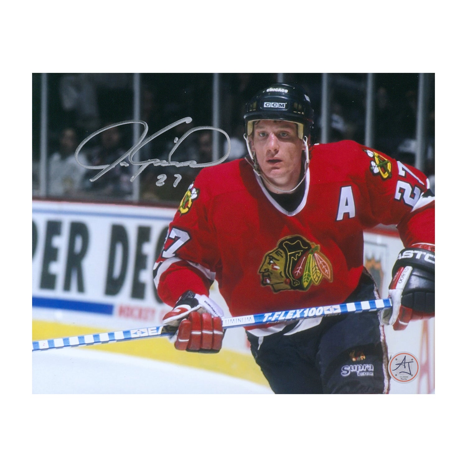 AJ Sports | Jeremy Roenick Autographed Chicago Blackhawks Portrait 8x10 Photo