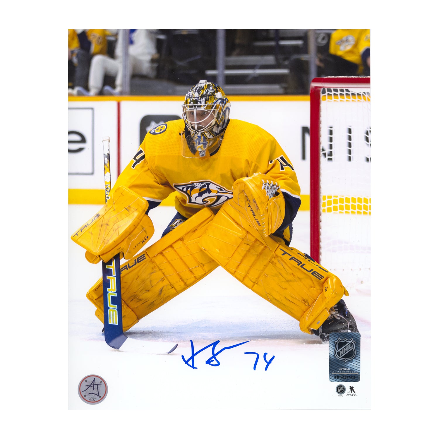 AJ Sports | Juuse Saros Signed Nashville Predators Goalie 8x10 Photo