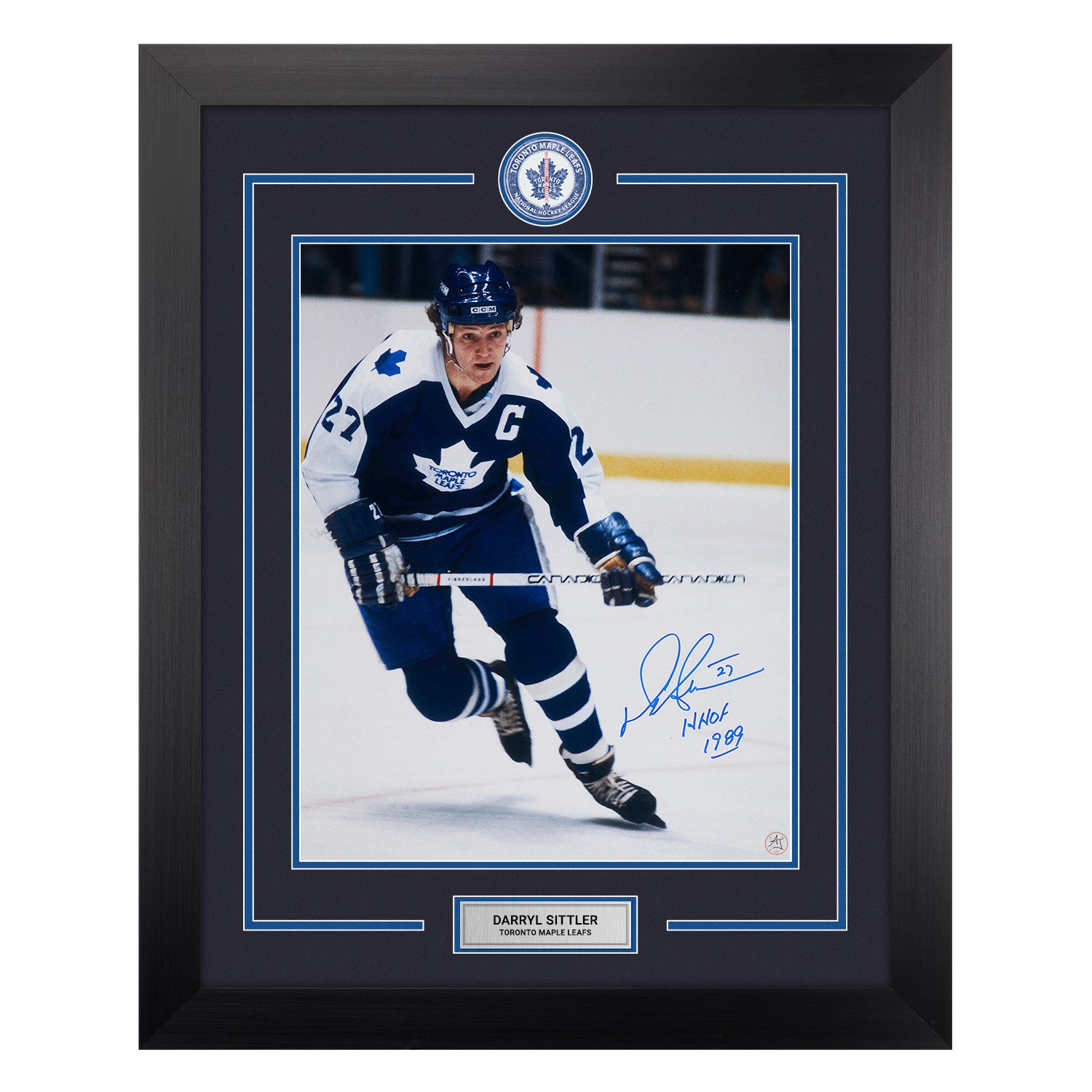 AJ Sports | Darryl Sittler Autographed Toronto Maple Leafs Centre