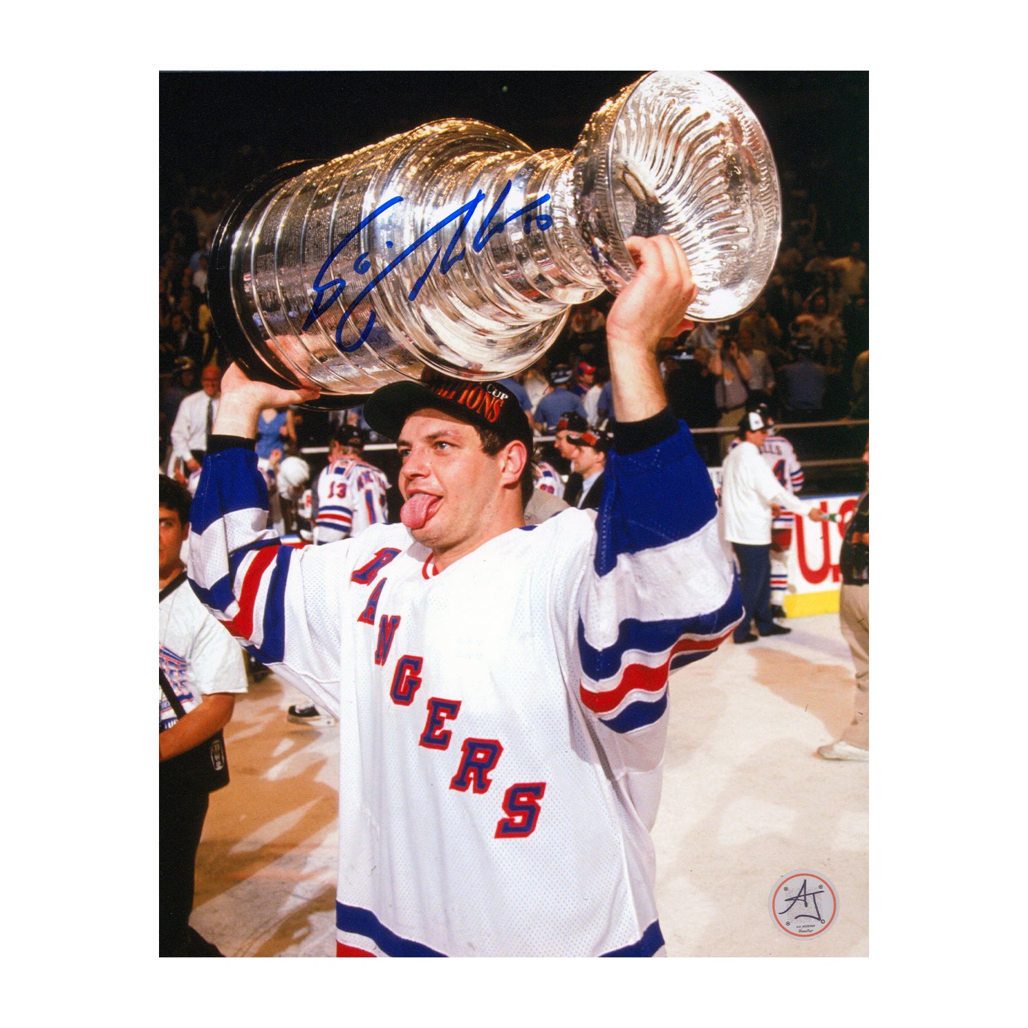 AJ Sports | Esa Tikkanen Signed New York Rangers 1994 Stanley Cup 8x10 Photo