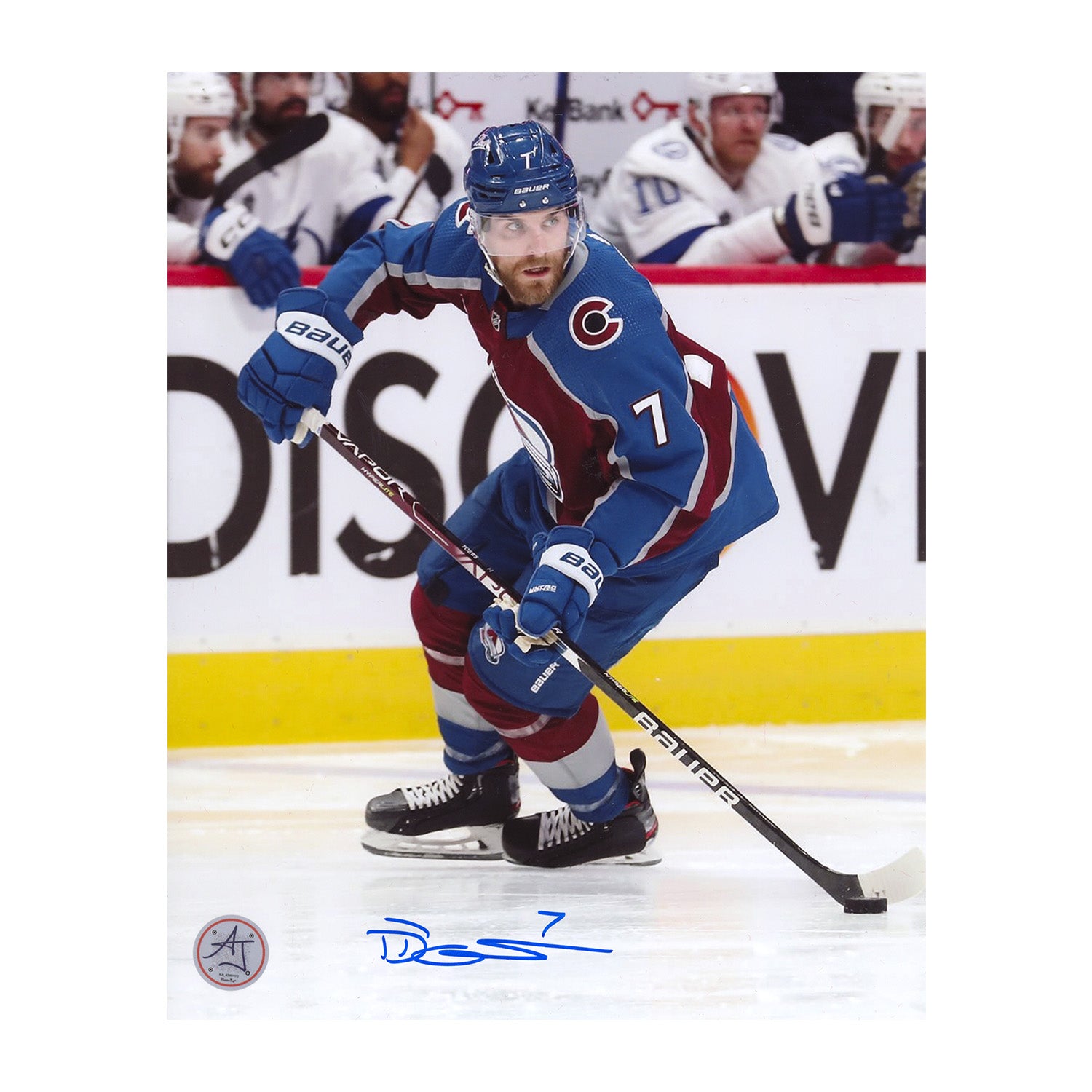 AJ Sports | Devon Toews Autographed Colorado Avalanche 8x10 Photo