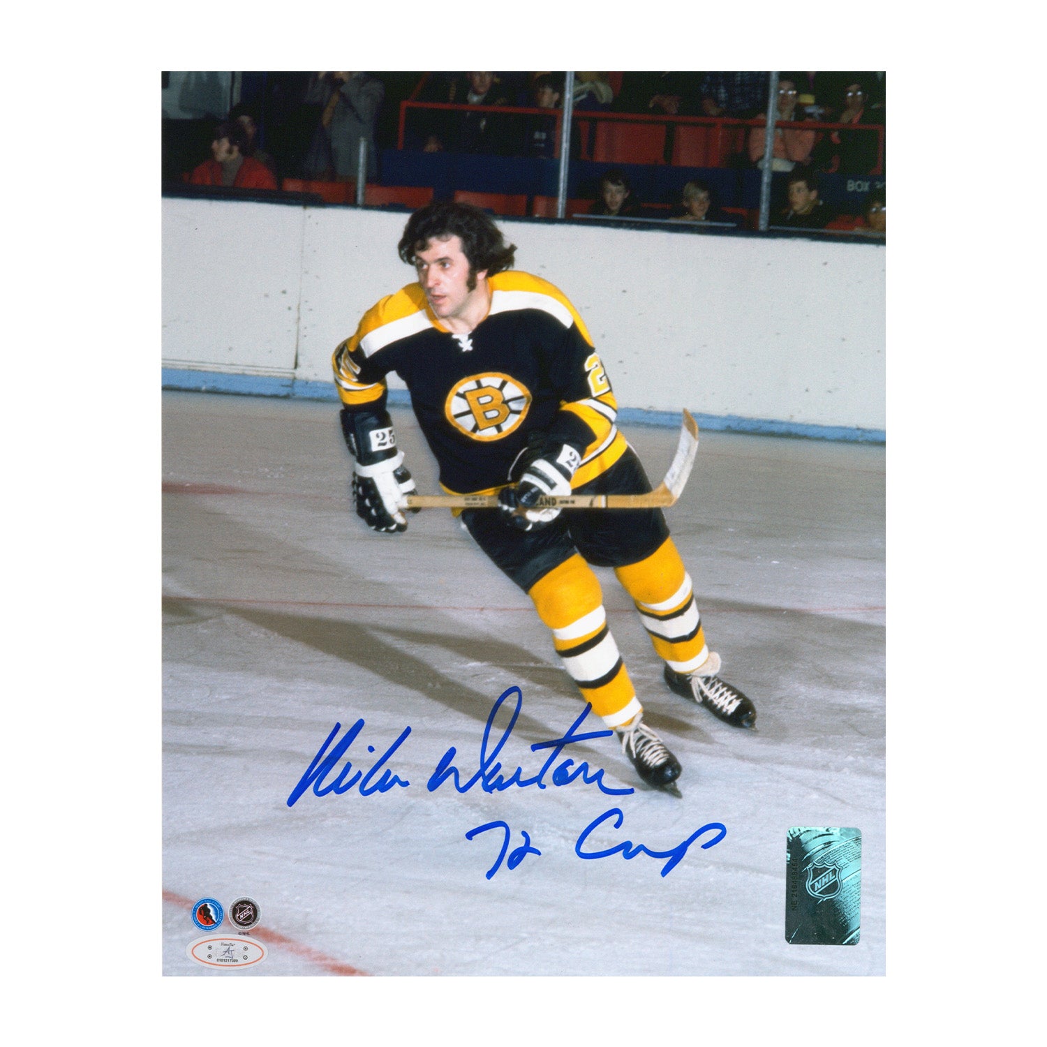 AJ Sports | Mike Walton Autographed Boston Bruins Classic Hockey 8x10 Photo