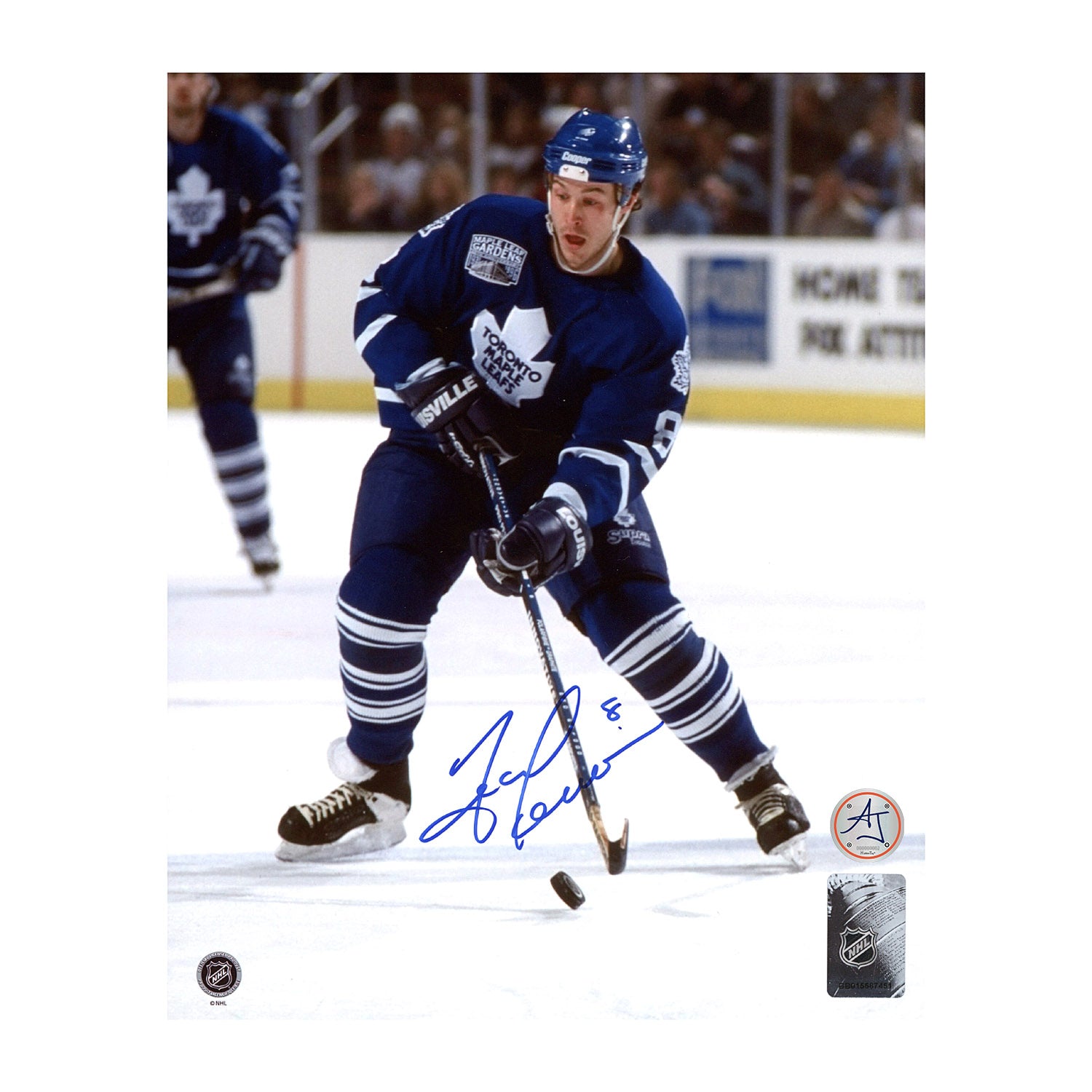 AJ Sports | Todd Warriner Autographed Toronto Maple Leafs Game
