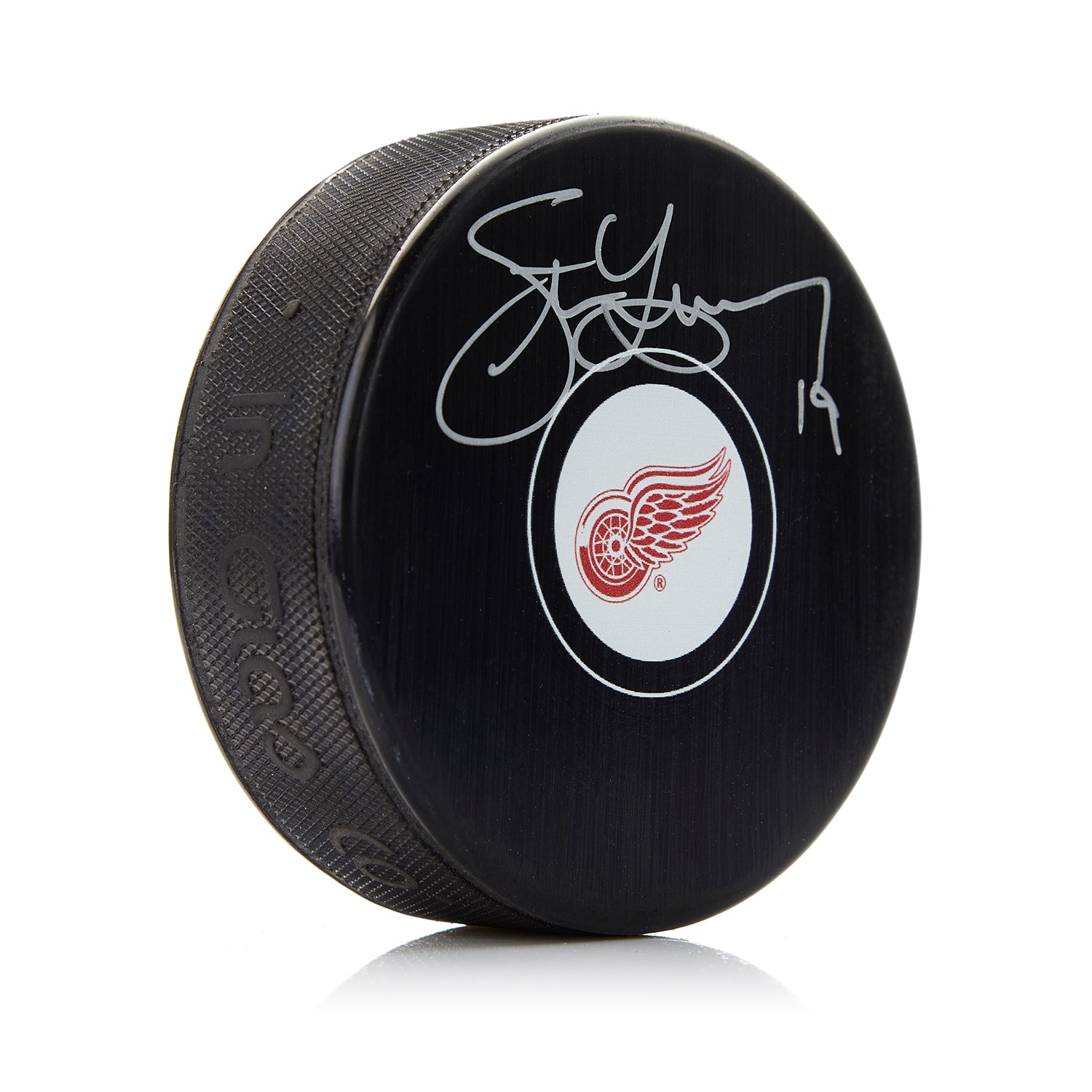 AJ Sports | Steve Yzerman Autographed Detroit Red Wings Hockey Puck