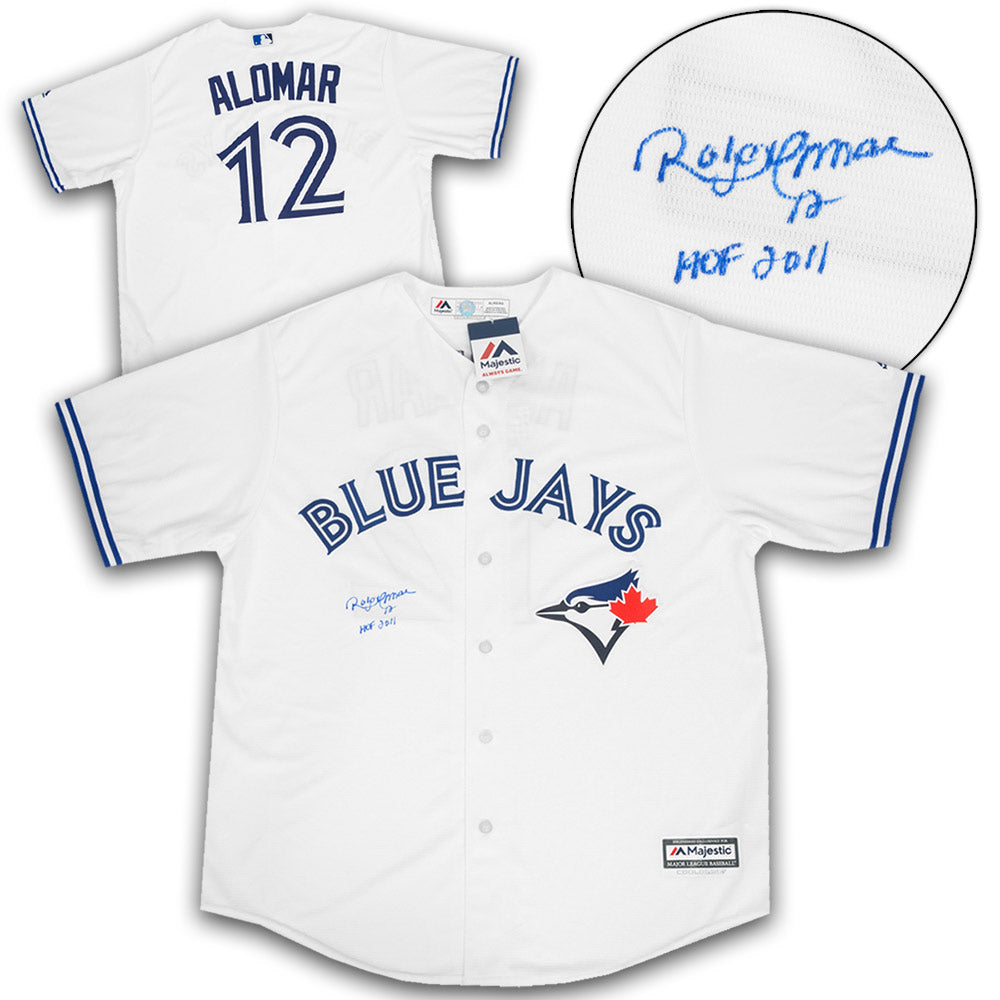 Roberto Alomar Toronto Blue Jays Signed & Inscribed Baseball Jersey | AJ Sports.
