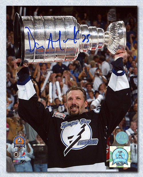 Dave Andreychuk Tampa Bay Lightning Signed 2004 Stanley Cup 8x10 Photo | AJ Sports.