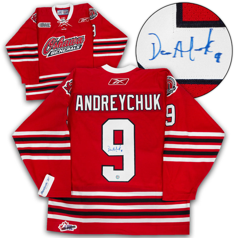 Dave Andreychuk Oshawa Generals Autographed CHL Hockey Jersey | AJ Sports.