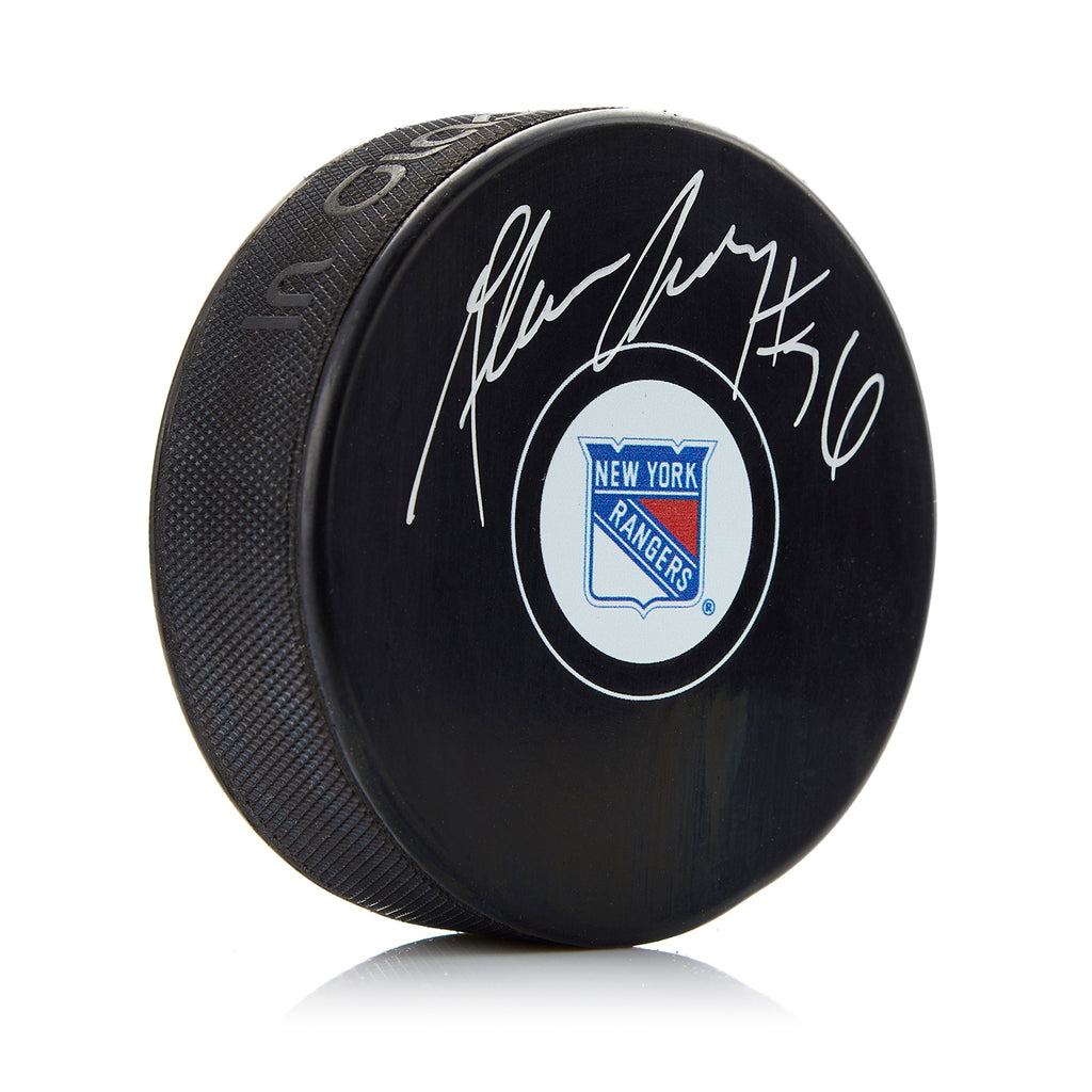 Glenn Anderson New York Rangers Autographed Hockey Puck | AJ Sports.