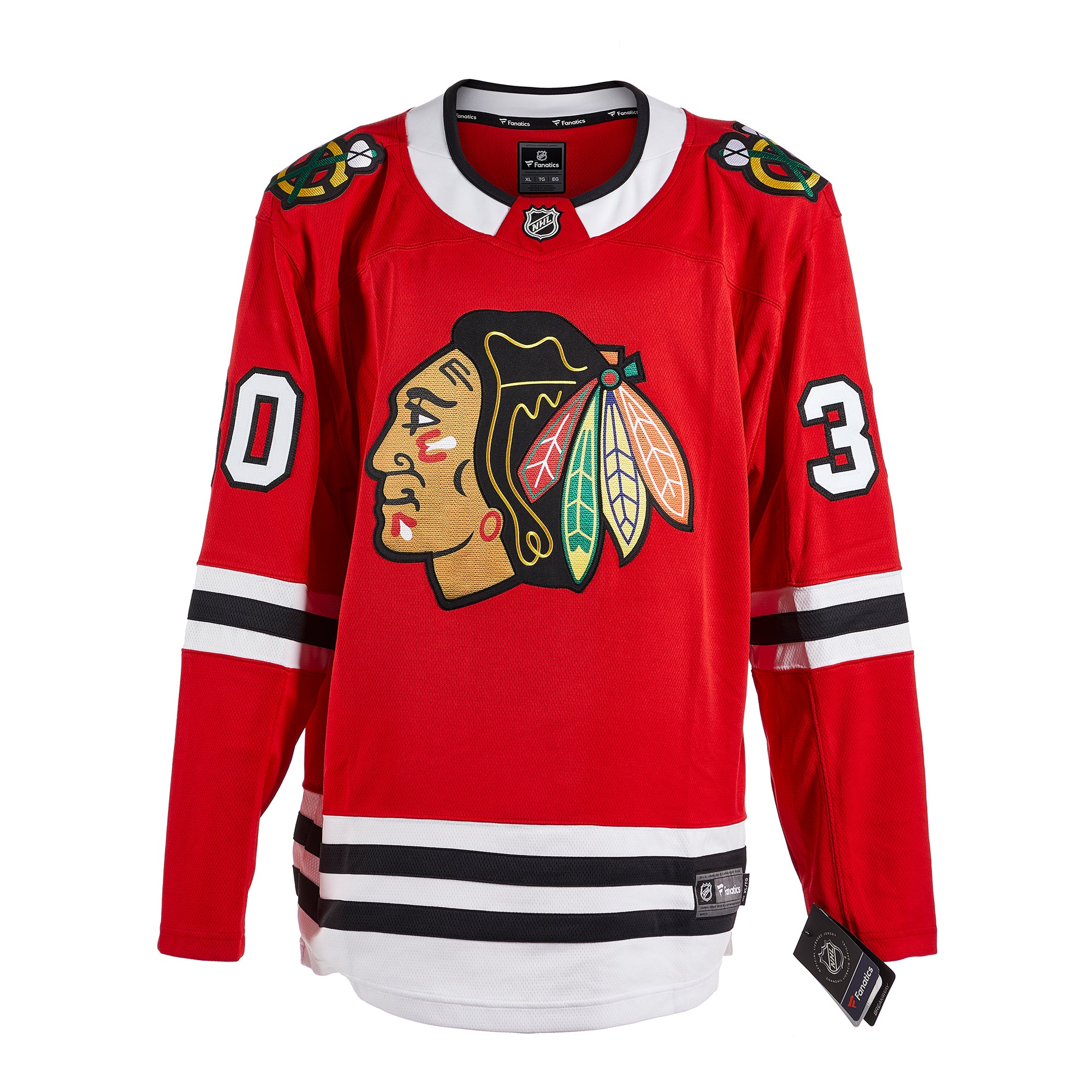 Ed Belfour Chicago Blackhawks Autographed Fanatics Jersey | AJ Sports.
