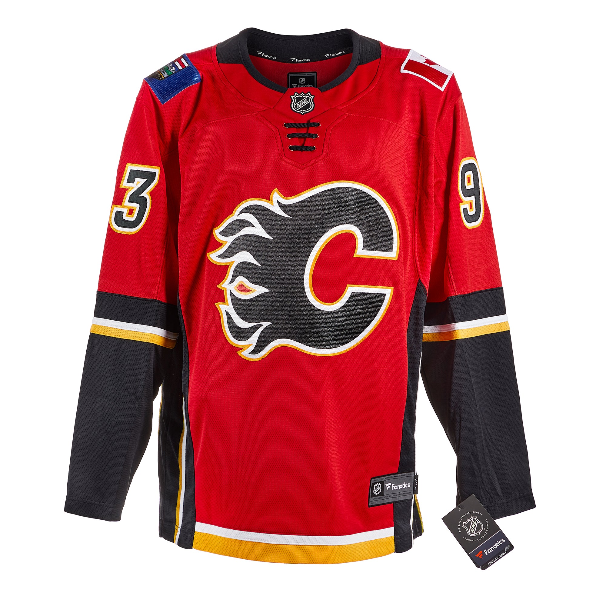 Sam Bennett Calgary Flames Autographed Fanatics Jersey | AJ Sports.
