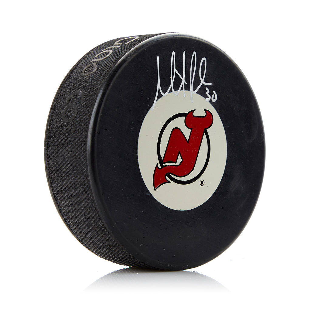 Martin Brodeur New Jersey Devils Autographed Hockey Puck | AJ Sports.