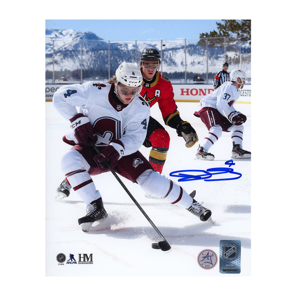 Bowen Byram Colorado Avalanche Signed Lake Tahoe 8x10 Photo | AJ Sports.