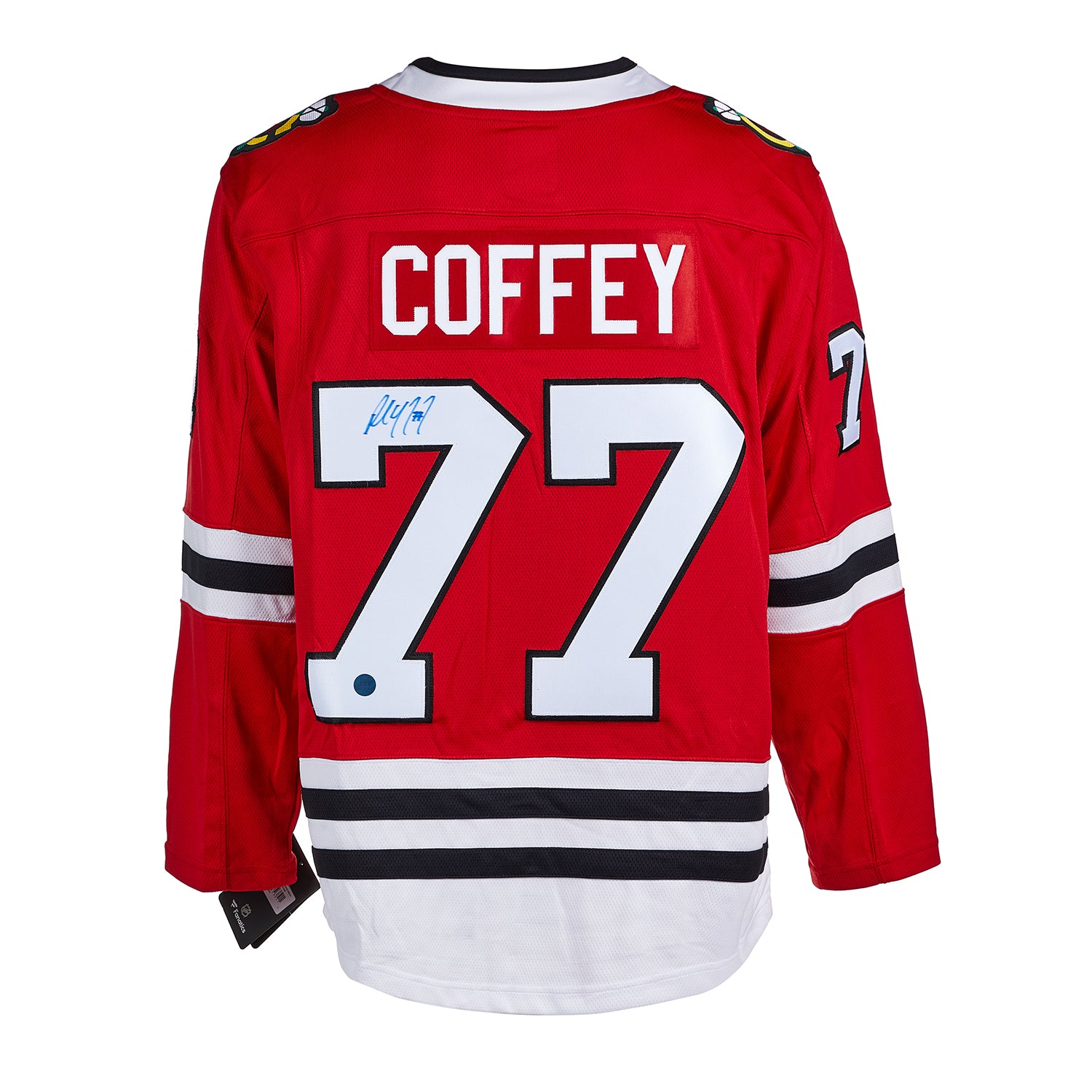 Paul Coffey Chicago Blackhawks Autographed Fanatics Jersey | AJ Sports.