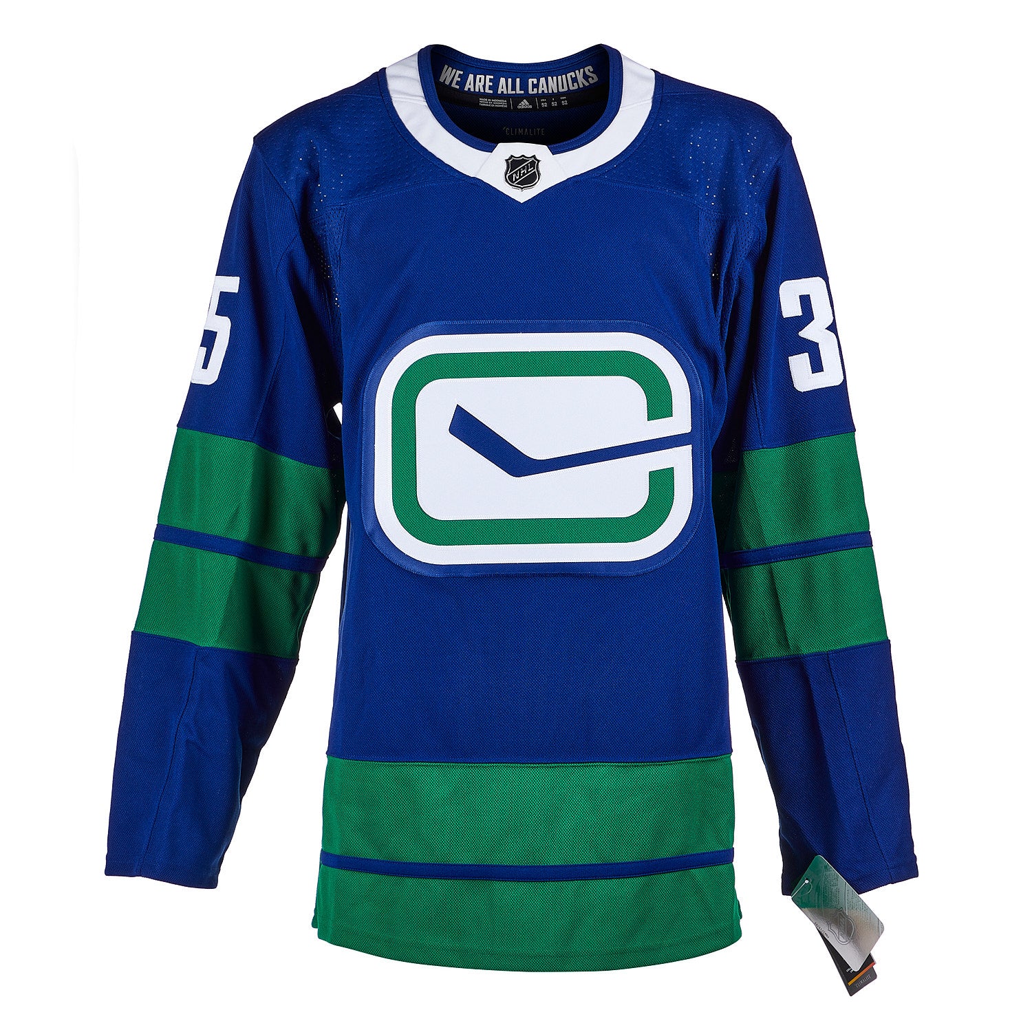 Thatcher Demko Vancouver Canucks Signed Alternate Adidas Jersey | AJ Sports.