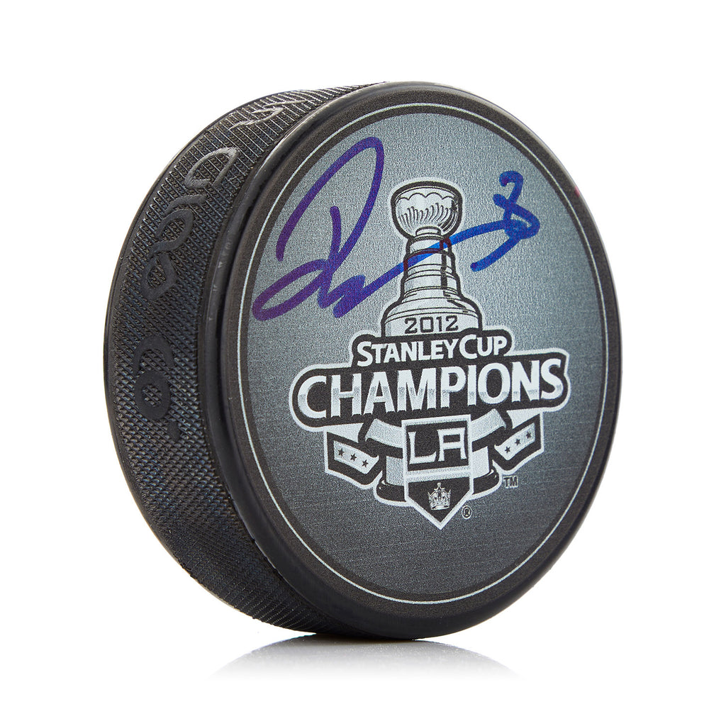 Drew Doughty Los Angeles Kings Autographed 2012 Stanley Cup Puck | AJ Sports.