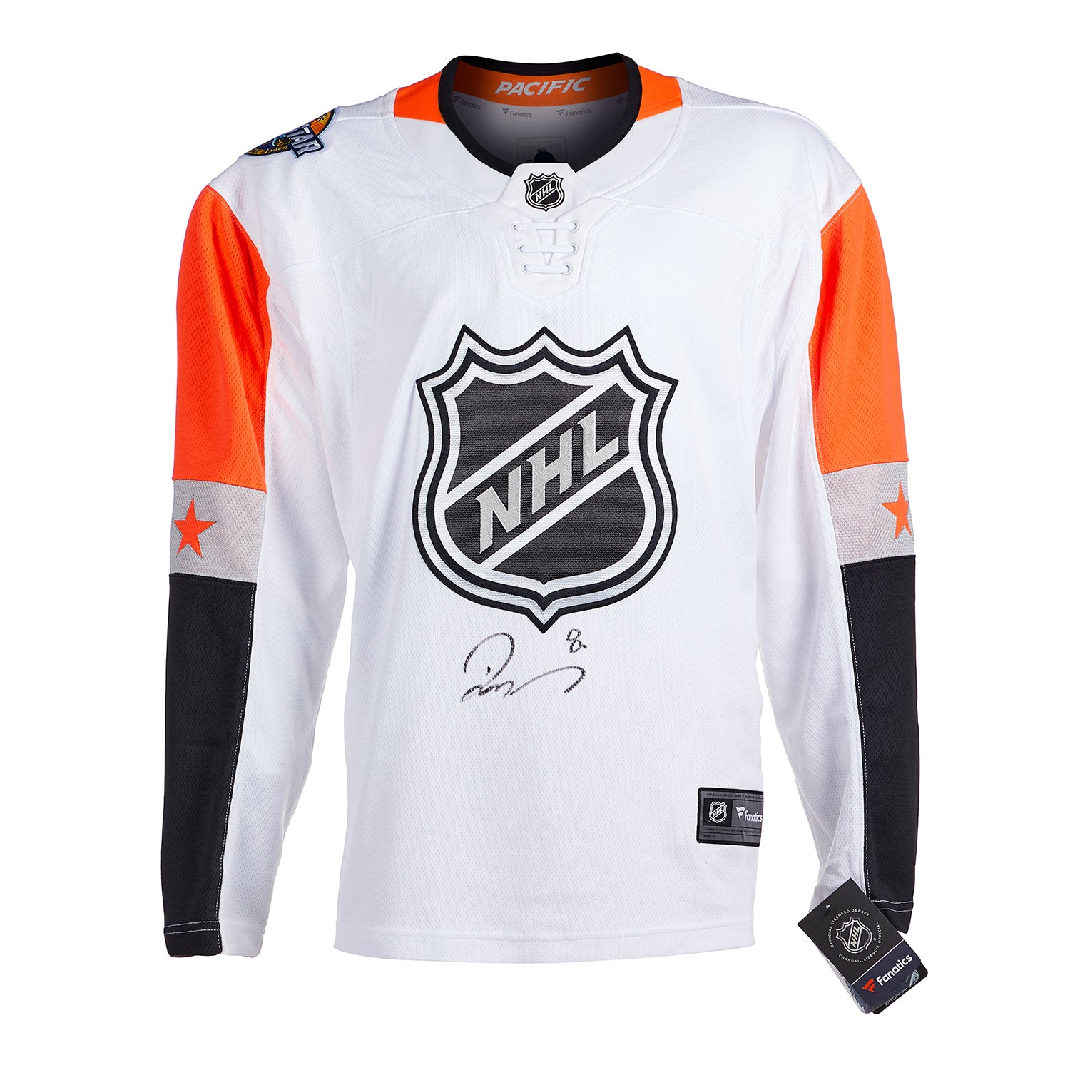Drew Doughty 2018 NHL All Star Game Signed on Front Fanatics Jersey | AJ Sports.