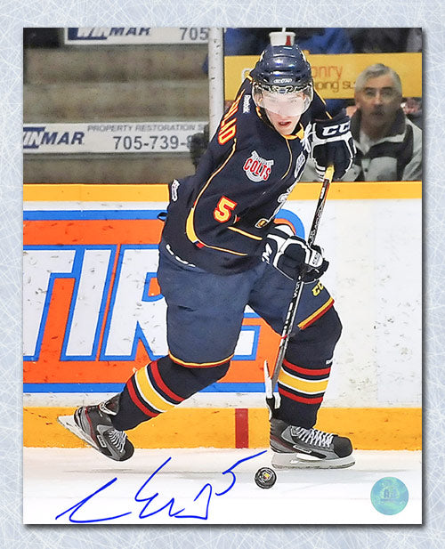 Aaron Ekblad Barrie Colts Autographed OHL Rookie Action 8x10 Photo | AJ Sports.