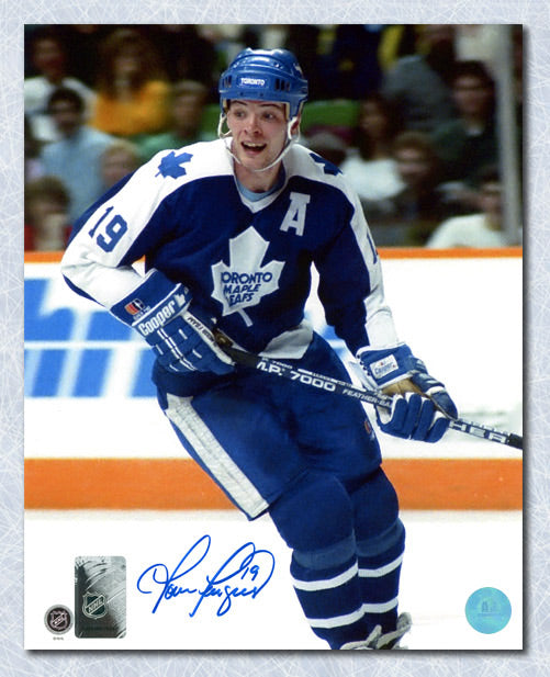 Tom Fergus Toronto Maple Leafs Signed Hockey 8x10 Photo | AJ Sports.