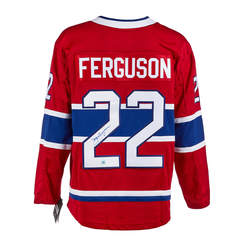 John Ferguson Montreal Canadiens Autographed Fanatics Jersey | AJ Sports.