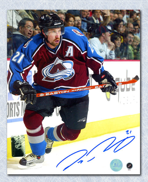 Peter Forsberg Colorado Avalanche Autographed NHL Hockey 8x10 Photo | AJ Sports.