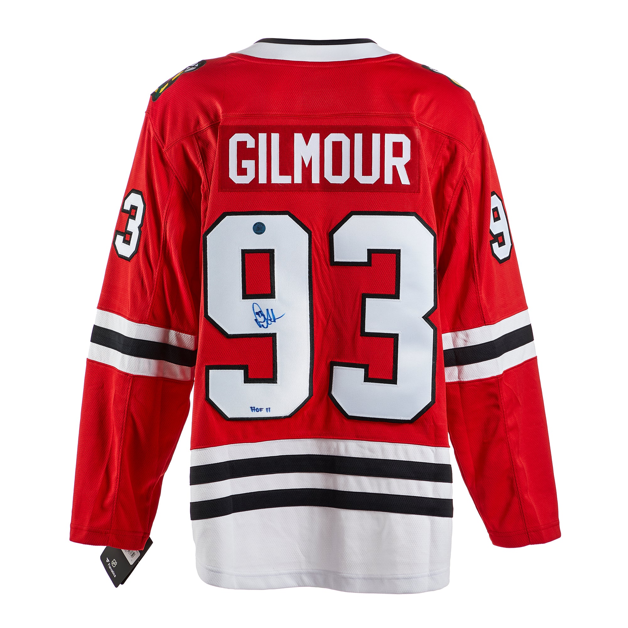 Doug Gilmour Chicago Blackhawks Autographed Fanatics Jersey | AJ Sports.