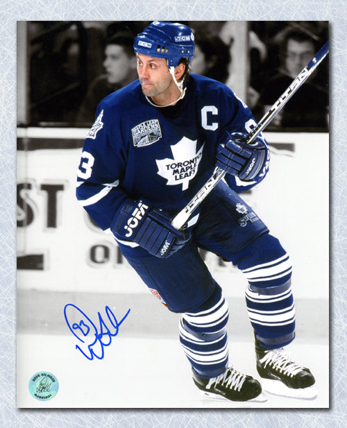 Doug Gilmour Toronto Maple Leafs Autographed Spotlight 8x10 Photo | AJ Sports.