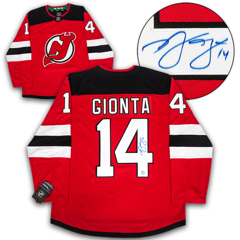 Brian Gionta New Jersey Devils Autographed Fanatics Jersey | AJ Sports.